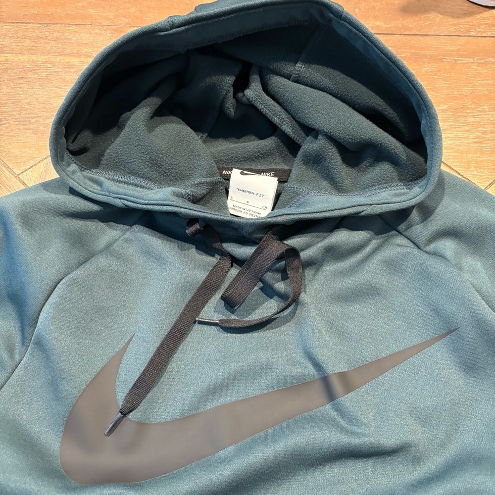 Nike Teal Therma-Fit Hoodie for Men Size S - Picture 2 of 7